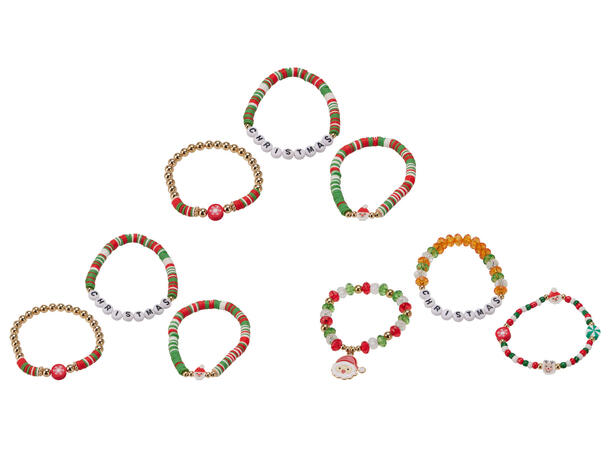 Armbånd 3x3ass farger/design 15gram 3ass Display med 72 stk PP, Akryl og Polymer 