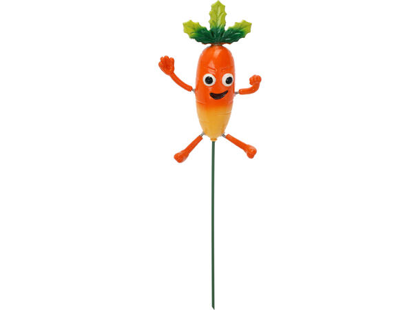 Blomsterpinne grønnsaker PP h:71cm 6ass Selges kun forpakning 36ass 