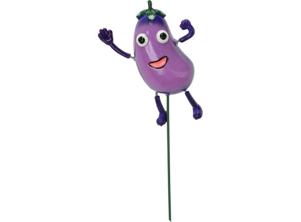 Blomsterpinne grønnsaker PP h:71cm 6ass Selges kun forpakning 36ass 