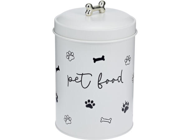Boks dyrefôr krem galvanisert stål 22cm 2500 ml 