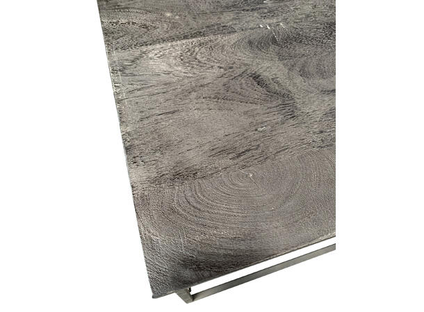 Bord sort tre/metall s/2 65x65x35cm 80x80x42cm 