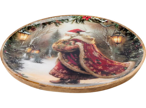 Brett Julemoitiv mango rund 30cm 3ass 