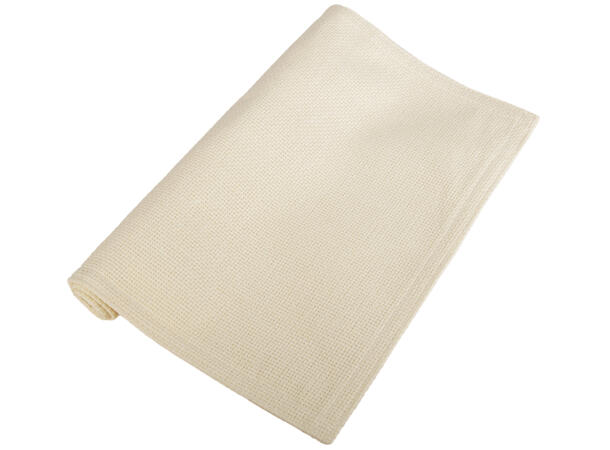 Brikke vevd ensfarget krem 33x45cm 