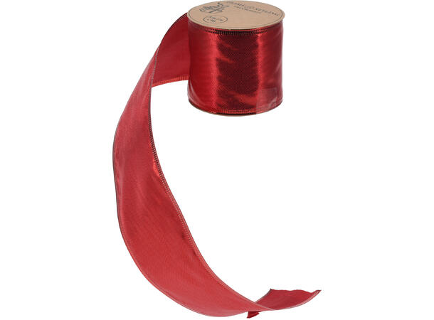 Bånd 6,3cm x 2,7m 4ass Display 16stk gull rosegull sølv rød 