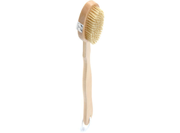 Børste skrubb m/trehåndtak 43cm Avtakbart børstehode 