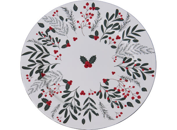 Dekketallerken julemotiv 33cm 3ass Vekt 285gr 