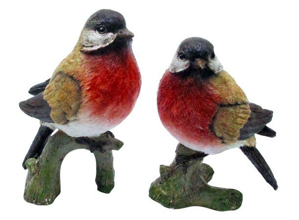 Dompapp m/gren polyresin 7,5x11,5cm 2ass Forpk 8stk 