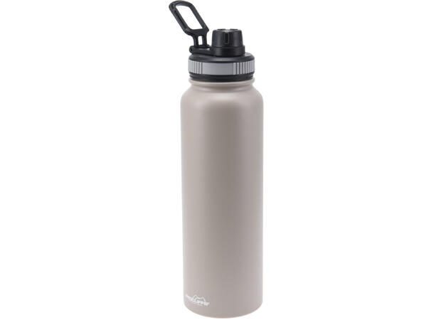 Drikkeflaske termo 1L h:25,5cm 3ass blå,oker,grå 