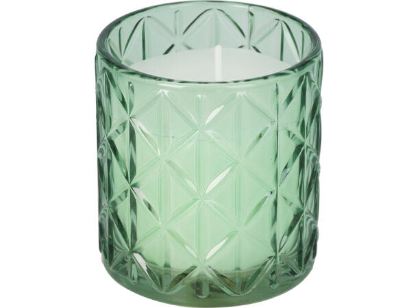 Duftlys citronella glass 8,5x10cm Display:12stk Vekt:410gram 