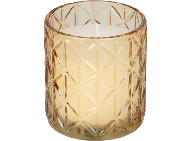 Duftlys citronella glass 8,5x10cm Display:12stk Vekt:410gram 
