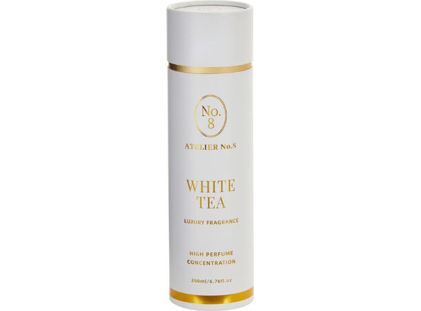 Duftolje 200ml Sort Hvit gull 2ass Duft: Hvit te Rose 