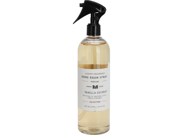 Duftspray Romspray 500ml h:19,5cm 2ass Vanilje kokos, Black Forest 