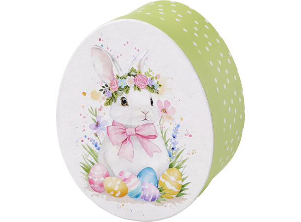 Gaveeske oval egg påske 16cm 4ass Display 9stk 