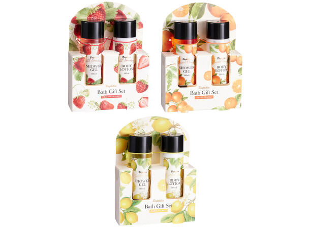 Gavesett Dusjsåpe og lotion 2x100ml 3ass 