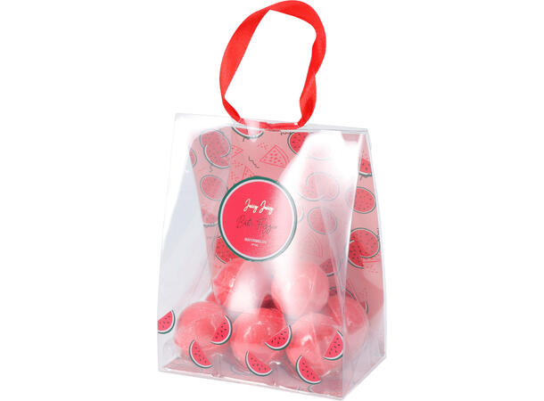 Gavesett badebombe 15gr 10stk 4ass 10 badefizzers 
