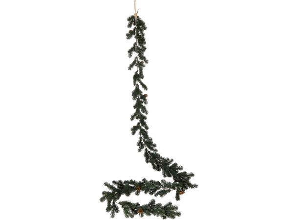 Girlander furu m/kongler 180cm 3ass 