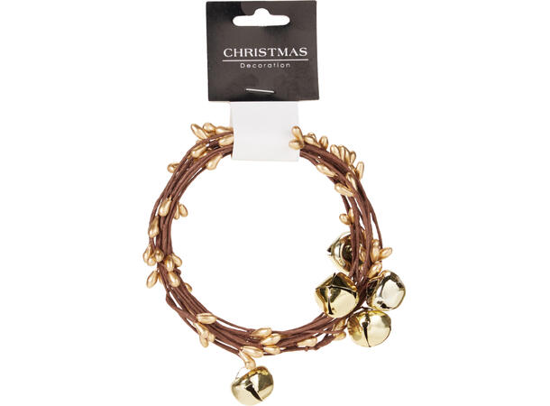 Girlander m/bjeller 280cm 3ass 