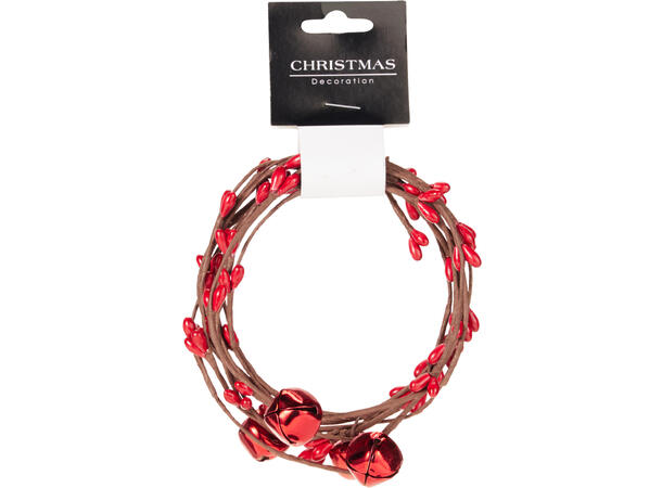 Girlander m/bjeller 280cm 3ass 