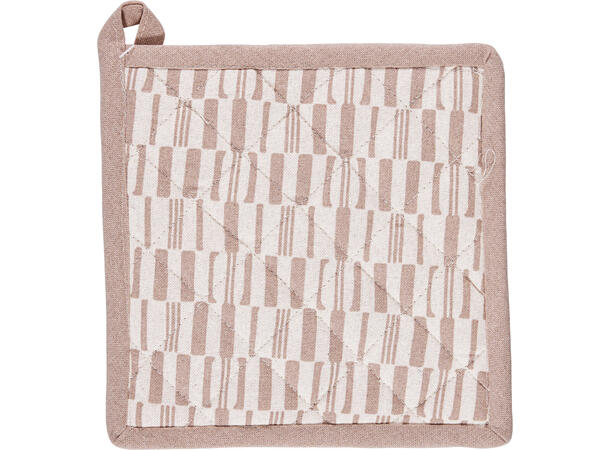 Gryteklut mønstret bomull 20x20cm 3ass 