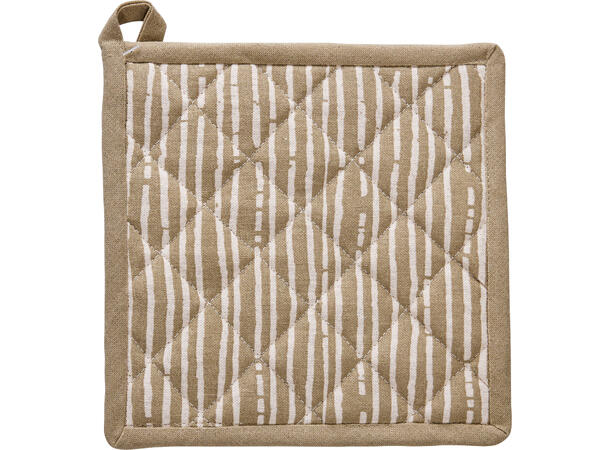 Gryteklut mønstret bomull 20x20cm 3ass 