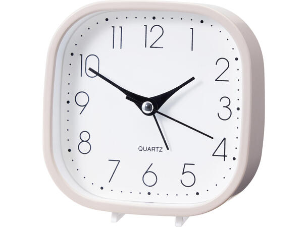 Klokke vekkerklokke 11x11cm 3ass Display 12stk 