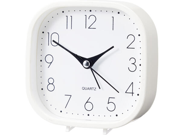Klokke vekkerklokke 11x11cm 3ass Display 12stk 
