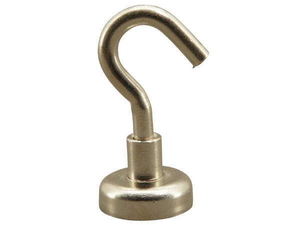 Knagg Krok magnetisk metall d:1,6cm Magnetkraft:ca 5,5kg 