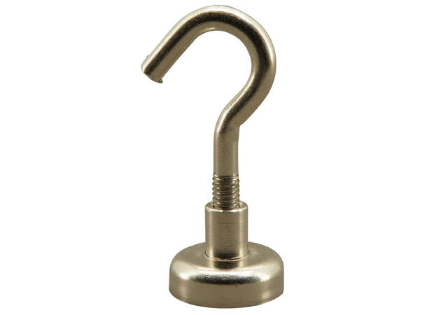 Knagg Krok magnetisk metall d:1,6cm Magnetkraft:ca 5,5kg 