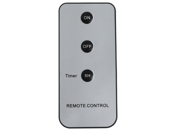 Kubbelys LED 3 stk 12,5x20/30/40cm s/3 Kremfarget plast Innendørs og utendørs 