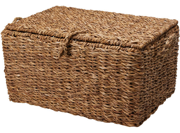 Kurv sett med lokk s/3 50x30x25cm 40x28x20cm 30x22x15 