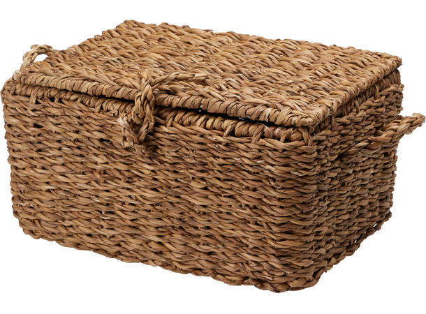 Kurv sett med lokk s/3 50x30x25cm 40x28x20cm 30x22x15 