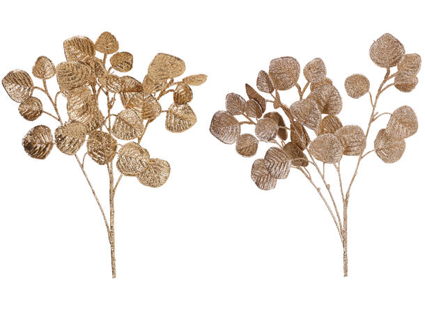 Kvist eucalyptus m/glitter 70cm 2ass 