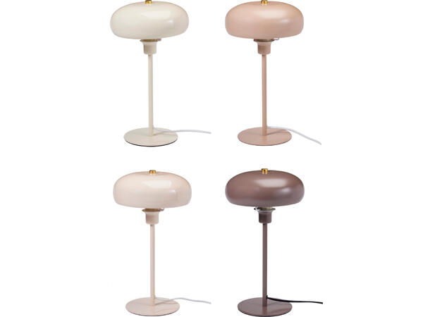 Lampe metall 18x32cm 4ass E27 