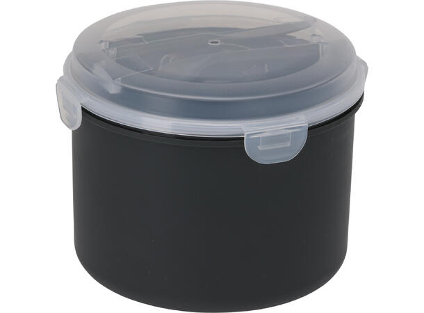 Lunsjboks m/dressingkopp og bestikk 3ass Vekt:235gram 