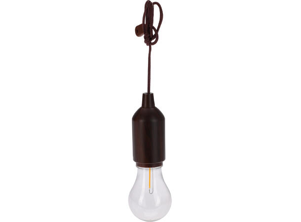 Lykt lampe sort m/pære 17cm 2ass Batteri:3xAAA Batteri 