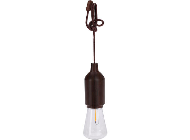 Lykt lampe sort m/pære 17cm 2ass Batteri:3xAAA Batteri 
