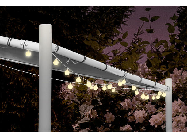 Lysslynge LED 80 lys IP44 3m ledning Varmhvit Inne/ute 