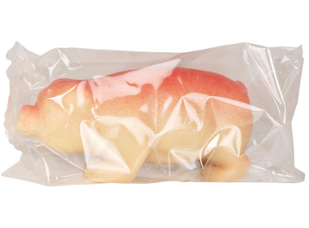Marsipan Frittgående marsipangris 140gr Display 12stk 