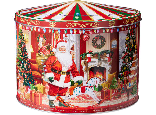 Metallboks Jul karusell 20x16cm 2ass 