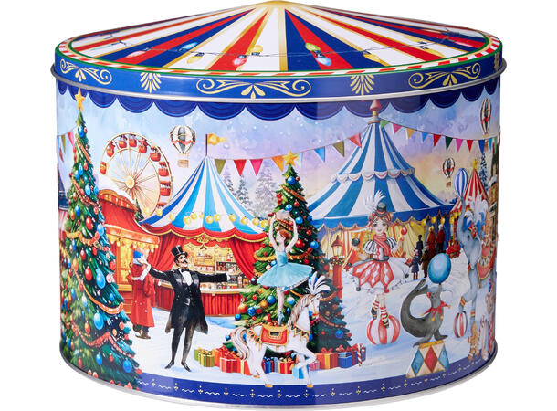 Metallboks Jul karusell 20x16cm 2ass 