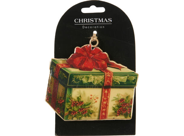 Metalldekor ass julefigurer 10cm 8ass Display 72stk 