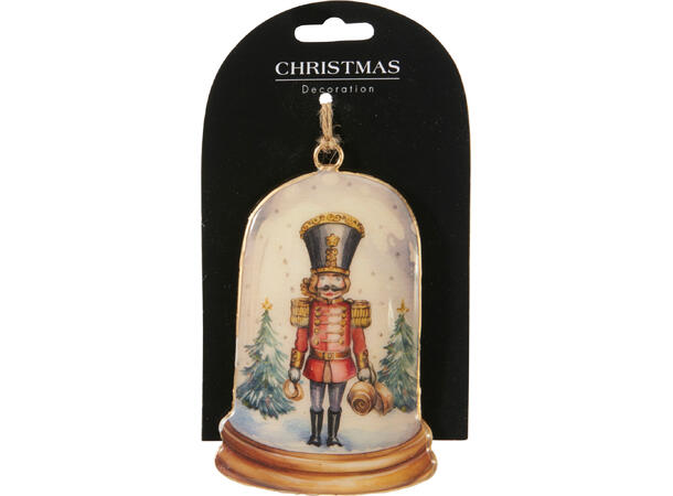 Metalldekor ass julefigurer 10cm 8ass Display 72stk 