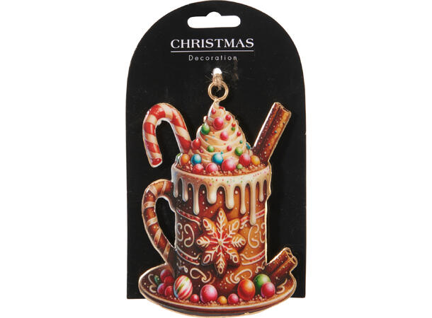 Metalldekor ass julefigurer 10cm 8ass Display 72stk 