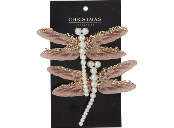 Nattsvermer m/klype 2stk 13x9cm 3ass Krem Brun Grønn 