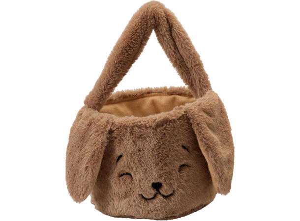 Oppbevaringskurv kanin 17x20x15cm 4ass Polyester 