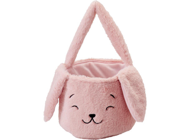 Oppbevaringskurv kanin 17x20x15cm 4ass Polyester 