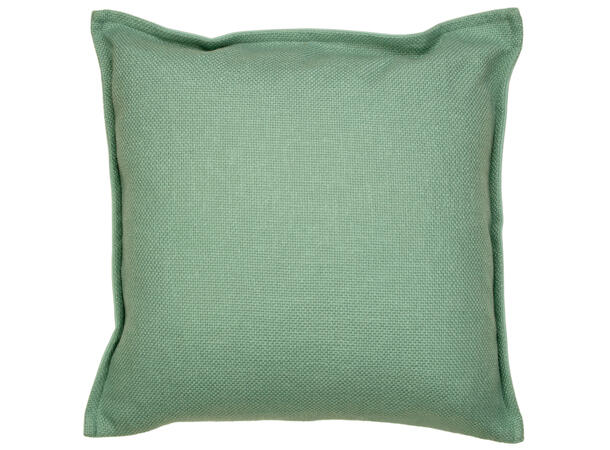 Putetrekk vevd ensfarget lys grønn 45x45cm 
