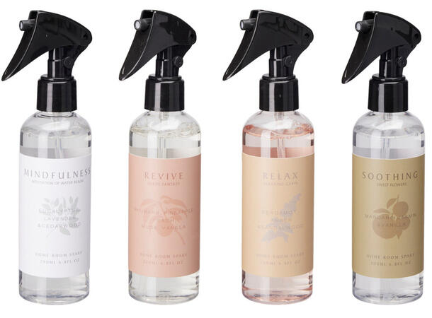 Romspray 200ml 4,8x14,5cm 4ass Display med 12stk 