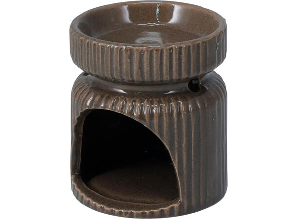 Røkelse brun keramikk 6,5x8cm 3ass Display 20 stk 