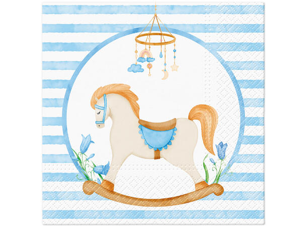 Serviett Blå drøm Lunsjserviett 20 stk 3-lags 33x33cm 